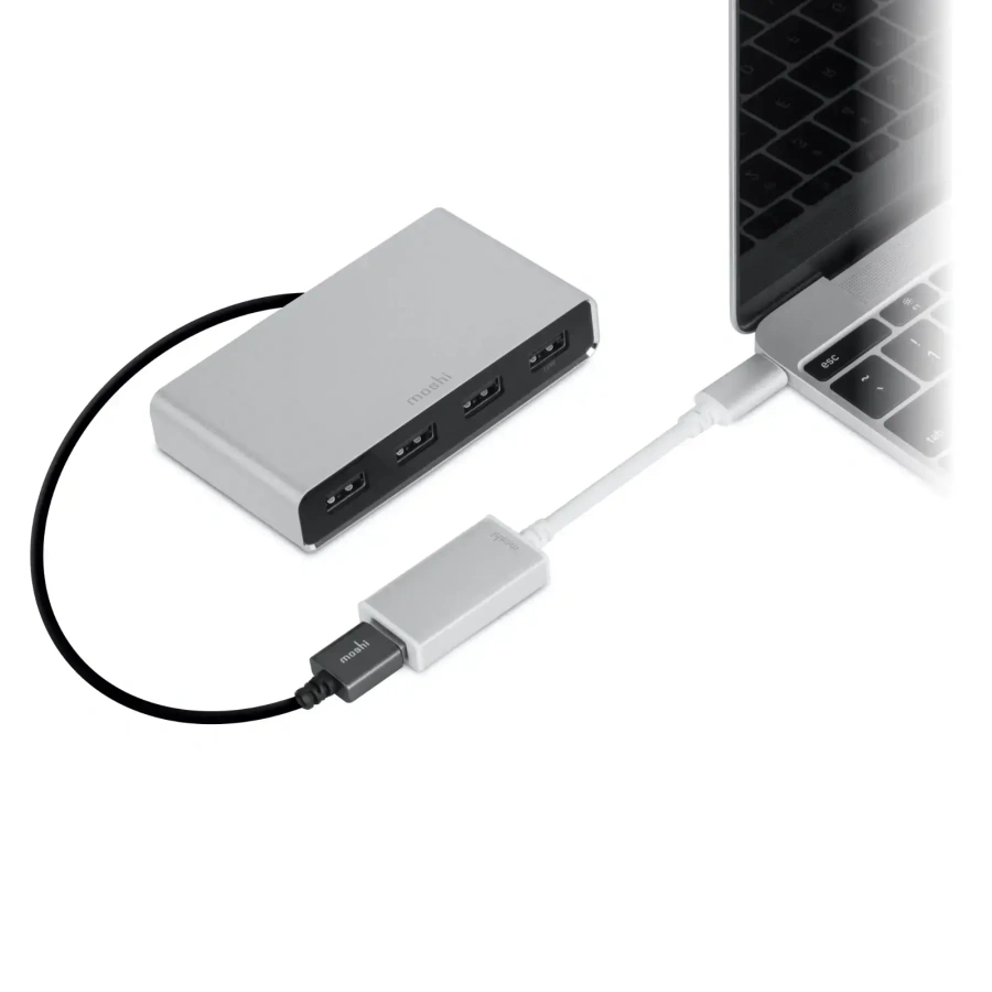 Адаптер Moshi USB-C to USB Adapter Silver for MacBook 12" (99MO084200)